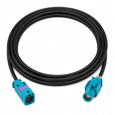 FAKRA Z Male to Female 4 Core Universal Video Cable LVDS 535 High Speed Data Wire - Universal Car Rear View Camera Video Lead for Various car Models - RGB Signal Transmission Adapter (3.3 ft) in Kuwait
