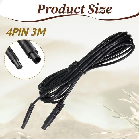 4 Pin Backup Camera Extension Cable | 10Ft Dash Cam Rear View Camera Extension Cord Pure Copper Shielded Wire Reverse Cameras Extensions Wire Heavy-Duty in Kuwait