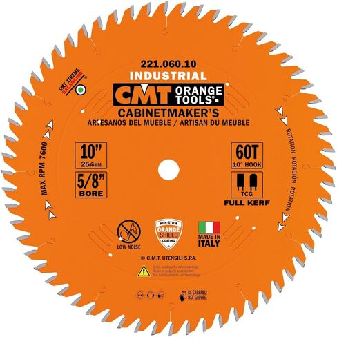 CMT Orange Tools 221.072.12 - Laminated&Chipboard Circular Saw Blade HW D=12 B=1 Z72 K=0.126 P=0.087 a=10 in Kuwait