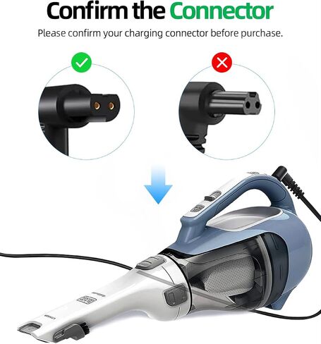 Charger Compatible with Black+Decker 20V 16V MAX Lithium Vacuums | Replacement HHVK515J HHVK515JP HHVK515JP07 HHVK515JP07APB HHVK515J00FF BHFEA420J BHFEA520J N511997 HCUA525JP Dustbuster Cord in Saudi Arabia