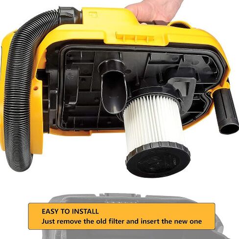 A-KARCK DCV5801H Replacement Filter 2Pack Compatible with DeWalt DCV580 & DCV581H Wet Dry Vacuum, Washable and Reusable in Kuwait