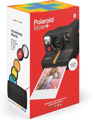 Refurbished Polaroid Now+ I-Type Instant Camera - Black (9124) in Saudi Arabia