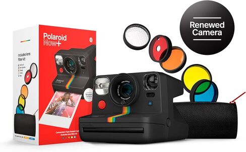 Refurbished Polaroid Now+ I-Type Instant Camera - Black (9124) in Saudi Arabia