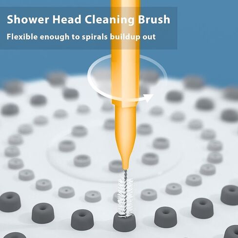 Lumkew 90pcs Shower Head Cleaner Tool Picks Small Hole Cleaning Brush | Multiple, Unclogging Small Hole, Showerhead Cleaning Brushes Picks, Household Bathroom in Kuwait