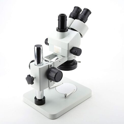 CHICIRIS Trinocular Stereo Microscope, Optical System with 3.5X 90x Magnification and 360 Degree Rotation, for Electronics Jewelry Archaeology Biology Teaching (US Plug 110V) in Kuwait