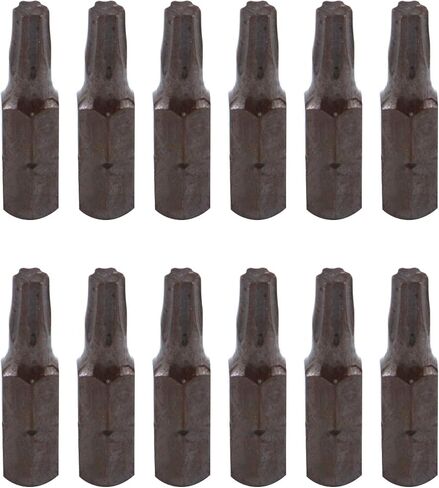 Antrader 12Pcs 1/4" Hex Shank T25 Magnetic Torx Head Screwdriver Bits | 25mm Long,S2 Alloy Steel Construction in Kuwait
