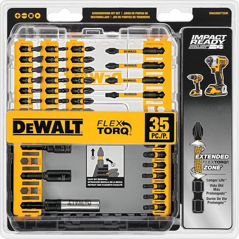 DEWALT Impact Driver Bit Set, 35-Piece (DWA2NGFT35IR) in Kuwait