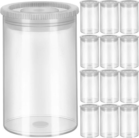 Toddmomy 40pcs Plastic Film Canisters with Caps, round Film Storage Containers for Photography, Camera Reel Holders Suitable for Travel and Archival Use in Kuwait