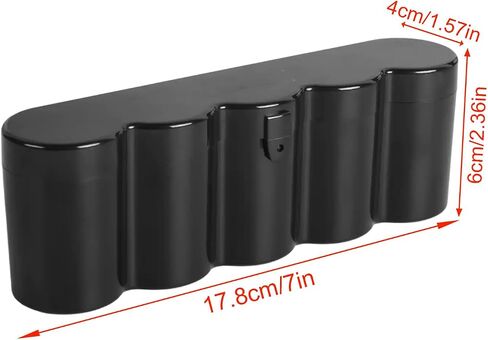 Protective 35mm 135 Film Container Storage Box Hard Case for 5 Rolls Resistance Organization Film Storage in Kuwait