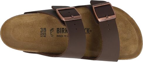 Birkenstock Men's Arizona Birko-Flor Brown Birko-Flor 40 R US 9 in Kuwait