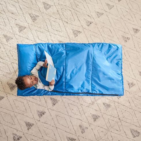 Regalo My Cot Deluxe Portable Toddler Bed, Indoor/Outdoor Kids Nap Cot with Sleeping Bag & Pillow, Lightweight Folding Travel Design for Home, Daycare, Camping & Sleepovers, Ages 2-5 in Kuwait