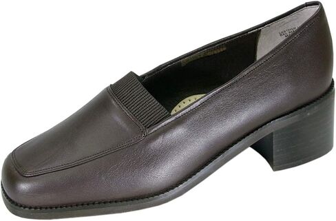Peerage Phyllis Women's Wide Width Classic Comfort Leather Pumps in Kuwait
