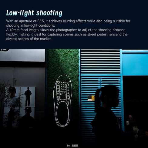 7artisans AutoFocus 40mm F2.5 Full Frame Lens,Support Automatic/Manual Compatible for Sony FX A1 A9 A7M A7R A7S A7C ZVE Series FX3,A9II,A7M2,A7S2 in Kuwait