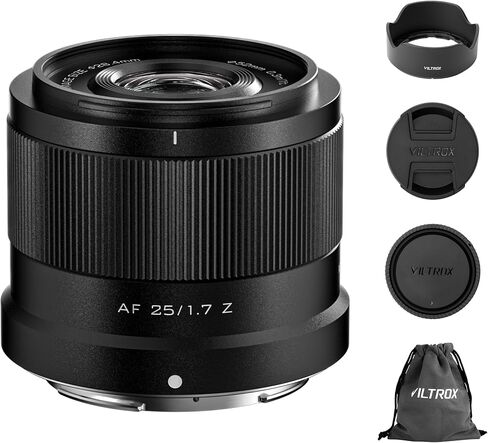 VILTROX AF 16mm F1.8 Full Frame Ultra-Wide Autofocus Lens for Nikon Z-Mount | F1.8 Large Aperture, 105.6° Ultra-Wide View, LCD Info Display, 77mm Filter Thread, Weather-Sealed, STM Quiet Autofocus in Kuwait