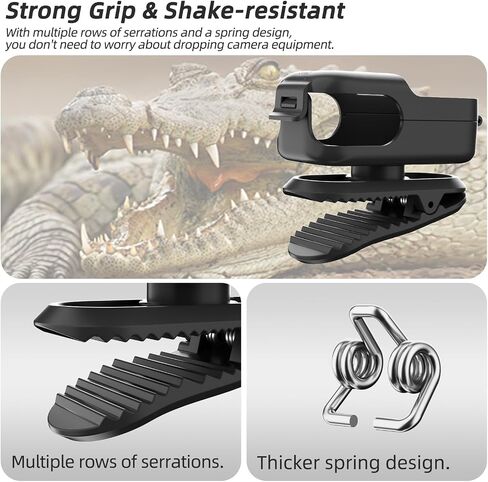 Backpack Clip for DJI Osmo Nano, 360°Rotation Horizontal-Vertical Backpack Hat Compatible with DJI Osmo Nano, Osmo Nano Accessories Quickly Release Mount Camera Clip in Kuwait