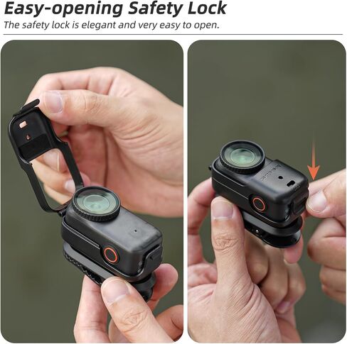 Backpack Clip for DJI Osmo Nano, 360°Rotation Horizontal-Vertical Backpack Hat Compatible with DJI Osmo Nano, Osmo Nano Accessories Quickly Release Mount Camera Clip in Kuwait