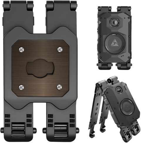 Axon Body Camera Mount for Body 2/3/4, MOLLE Holder | Designed for Compatible Axon Taser Cameras with Quick Release MOLLE/PALS Vest Support and High-Impact ABS (Single) in Kuwait