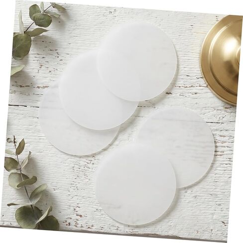 KALLORY 5pcs Acrylic LED Light Diffuser Sheet for Ceiling Lights, 3.54 Inch round Panel with Glare Protection and Enhanced Room Aesthetics, White Lamp Shade Diffuser for Reading and Office in Kuwait