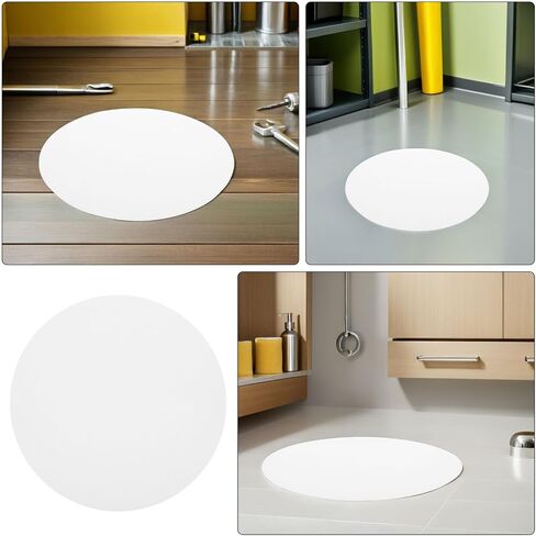 COHEALI Acrylic Lamp Shade Diffuser Replacement for Ceiling Light Fixtures, 15.1 Inch Diameter, 1mm Thick, Modern White Lampshade with Easy Installation and Glare Reduction in Kuwait