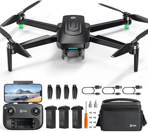 Holy Stone HS175G GPS Drone With 4K EIS Camera For Adults, 249g Foldable RC Quadcopter With Auto Return, Follow Me, 90 Mins Flight Time, Battery Fast Charge, Headless Mode in Kuwait