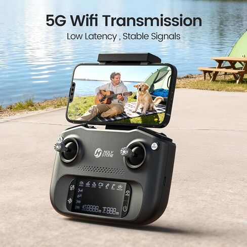 Holy Stone HS175G GPS Drone With 4K EIS Camera For Adults, 249g Foldable RC Quadcopter With Auto Return, Follow Me, 90 Mins Flight Time, Battery Fast Charge, Headless Mode in Kuwait