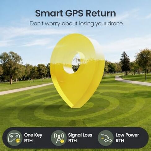Holy Stone HS175G GPS Drone With 4K EIS Camera For Adults, 249g Foldable RC Quadcopter With Auto Return, Follow Me, 90 Mins Flight Time, Battery Fast Charge, Headless Mode in Kuwait
