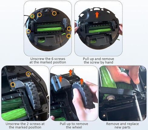 Replacement Door Latches Compatible with IRobot for Roomba I1 - I9, J7 - J10, E5 - E6 Also fit Plus+ Models Cleaning Head Modules in Kuwait