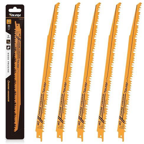 12 Pack CR-V Sawzall Pruning Blades 6 Inch+9 Inch for Tree Branch Root Wood Cutting, Reciprocating Saw Blade for Professional, DIYer, Gardener(Christmas Gift) in Kuwait