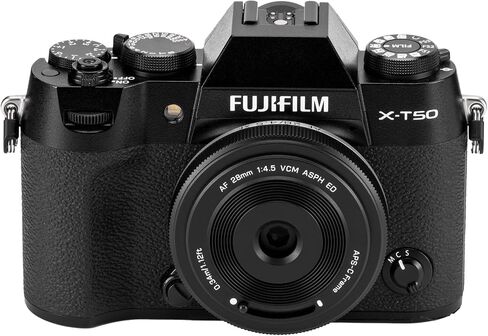VILTROX 28mm f4.5 Pancake Lens Fuji x, AF 28mm f4.5 X Mount Lenses, Pancake Lens x Mount for X-T5 X-H2 X-T50 X-M5 X-T30 II X-Pro3 X-S20 in Kuwait