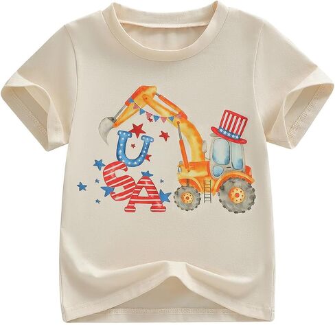 Toddler Baby Boy 4th of July Shirt 250th USA Birthday T-Shirt Kids 250 Years American Short Sleeve Tees Clothes in Kuwait