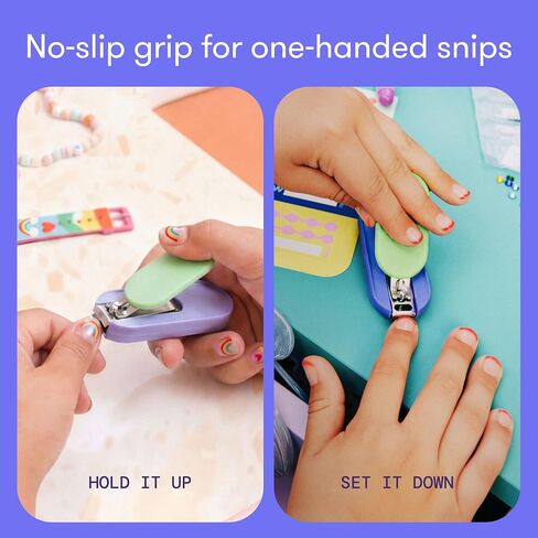Frida for Kids Nail Clipper for Kids, Safety Nail Clipper + Picker, 1 Ct in Kuwait