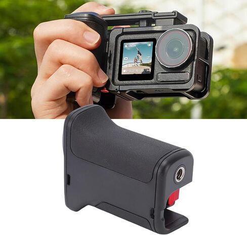 aqxreight Street Photography Handle, Adjustable Shutter for Action 3 4 5Pro Camera, with Quick Assembly and Stable Support, Comfortable Anti Slip Grip in Kuwait