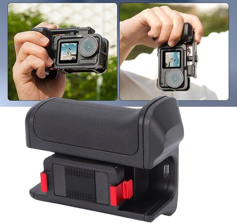 aqxreight Street Photography Handle, Adjustable Shutter for Action 3 4 5Pro Camera, with Quick Assembly and Stable Support, Comfortable Anti Slip Grip in Kuwait