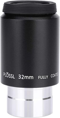 32mm Plossl Telescope Eyepiece, 1.25 Inch Astronomical Eyepiece with 52° Wide Field of View, Multi - Coated Optical Glass, Long Eye Relief, Threaded for 1.25 Inch Filters, Compatib in Kuwait