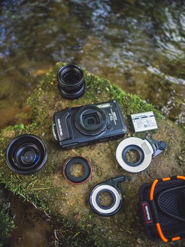 OM System CLA-T01 Lens Adapter for TG-6 & TG-7-40.5mm Filter | Compatible with FCON-T01, FCON-T02, TCON-T01, PRF-D40.5 - waterproof up to 12 m - fisheye & telephoto in Kuwait