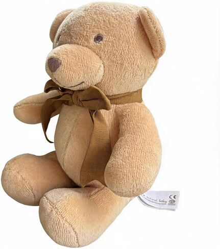 100% Organic Cotton Velour Teddy Bear for Baby Boy & Girl, Toddler Kids | GOTS Certified Eco-Friendly Clothes | Luxury Soft, Breathable & Comfortable Outfit in Kuwait
