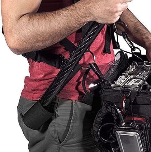 Sachtler, Heavy Duty Harness for Audio Bags, Straps and Locks Systems for Audio Bags Up to 40 kg, with Boom Pole Pocket and Quick Release System, Professional Video Recording, Photography Accessories in Kuwait