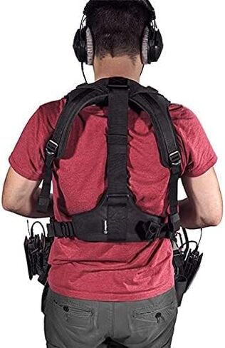 Sachtler, Heavy Duty Harness for Audio Bags, Straps and Locks Systems for Audio Bags Up to 40 kg, with Boom Pole Pocket and Quick Release System, Professional Video Recording, Photography Accessories in Kuwait