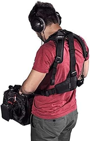 Sachtler, Heavy Duty Harness for Audio Bags, Straps and Locks Systems for Audio Bags Up to 40 kg, with Boom Pole Pocket and Quick Release System, Professional Video Recording, Photography Accessories in Kuwait