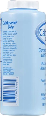 Caldesene Dry & Comfy Baby Powder with Zinc Oxide & Cornstarch, 5 Oz, 6 Pk | Caldesene Cornstarch Baby Powder with Zinc Oxide is talc-free and helps treat and prevent diaper rash in Kuwait