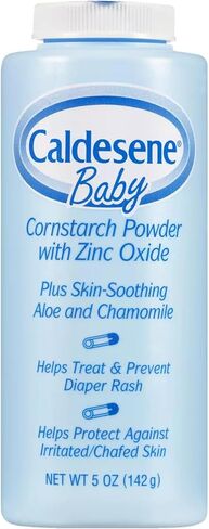 Caldesene Dry & Comfy Baby Powder with Zinc Oxide & Cornstarch, 5 Oz, 6 Pk | Caldesene Cornstarch Baby Powder with Zinc Oxide is talc-free and helps treat and prevent diaper rash in Kuwait