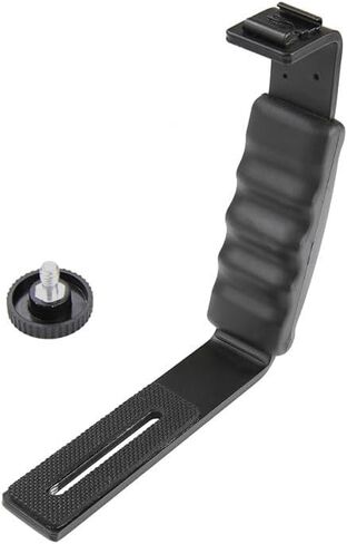 for Handheld Gimbal L-Shaped Holder Dual Cold Boots Port Flash Microphone Bracket for DJI for OM 4 for osmo Mobile 6 in Kuwait