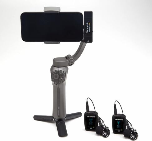 Saramonic Blink 500 Pro X B4 2-Person Wireless Mic System with Lavaliers & Lightning Receiver for iPhone & iPad with Lighting in Kuwait