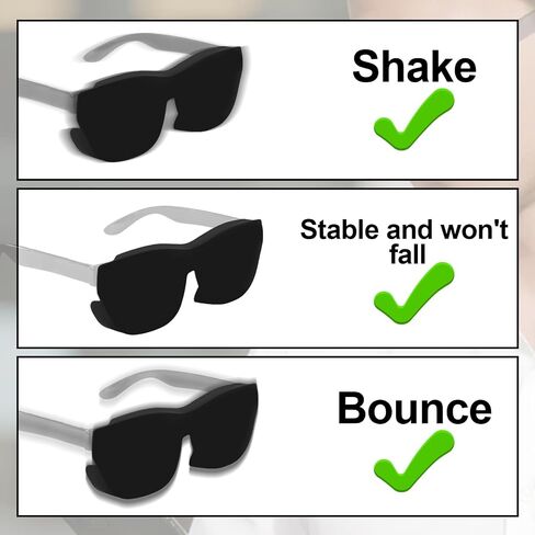 Light Blocking Compatible with Rayneo, Silicone Glasses Lens Shade for RayNeo Air3 3S 3S Pro Air2 2S AR Glasses Full Light Block Cover Accessories (Black) in Kuwait