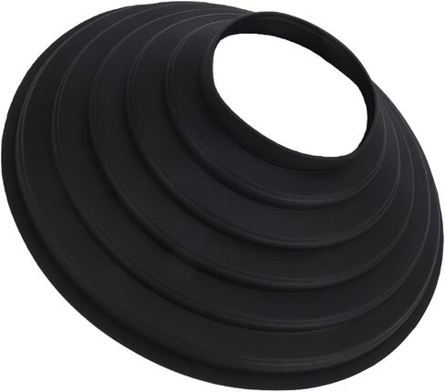 Generic Collapsible Silicone Lens Hood, Universal Anti Reflective Cover for 70-90mm Lens, Foldable Camera Shade for Window Photography in Kuwait