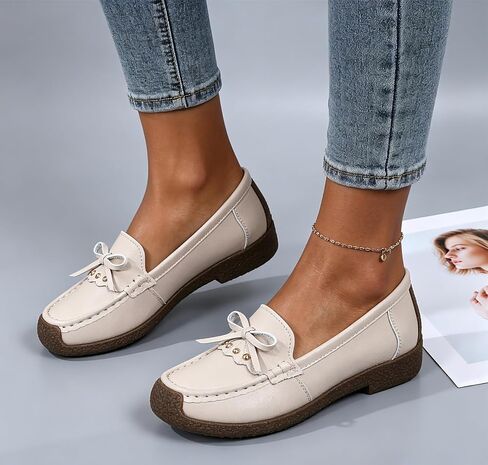 Women's Penny Loafers Comfortable Slip On Business Casual Dress Shoes Lightweight Office Work Flats Walking Shoes for Women in Kuwait