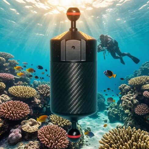 Underwater Camera Mount Carbon Fiber Arm Buoyancy Arm Rig Module with Ball Joints for Lightweight Underwater Camera Builds Suitable for liveaboard, Black FA65, L in Kuwait
