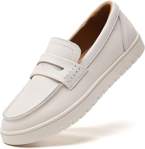 QAE Loafers for Women Penny Loafers Slip On Sneakers Womens Shoes Dressy Casual Comfortable Ladies Summer Shoes in Kuwait
