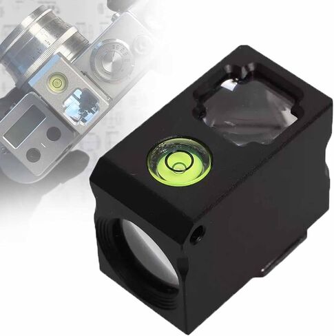 Replacement Camera External Optical Viewfinder, Optical Waist Level Viewfinder Part Viewfinder with a Spring Installation Base (Black) in Kuwait