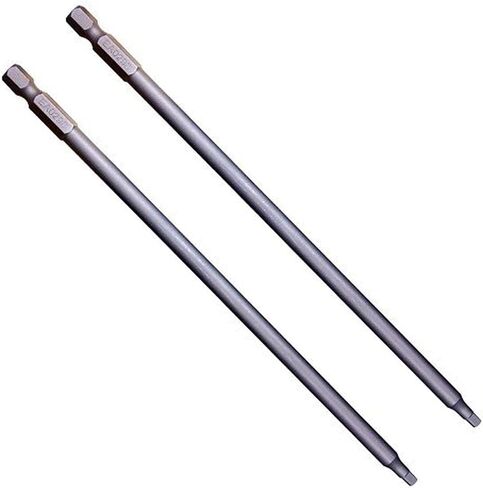 Senco EA0298#2 Drive Square Bits Duraspin Auto-Feed Screw System (4-Pack) | Heat-Treated Steel | 6-7/8 In Length | 1/4 In Hex Shank | Robertson Tip Profile | Extended Reach | Wear-Resistant Build in Kuwait